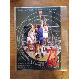 Michael Jordan 1996 Upper Deck 23 Nights #12 - Jordan Experience - NBA - Jumbo